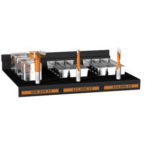 PLATE-SHELF FOR DRILLS 15/10  270X209X1.5MM BLACK