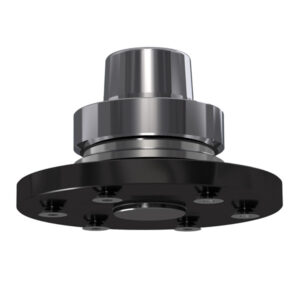 Sagbladspindel HSK 63F for CNC maskin for sagblad med boring 30 og pinnhull 6/M6/80 L 40