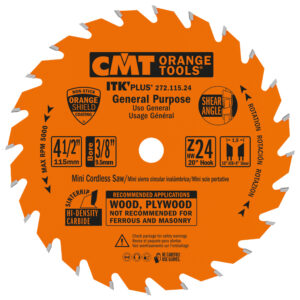 CMT Sagblad 272 HM 115x1,5x9,5 Z=24 20° 10°ATB 8°Bryst  kapp