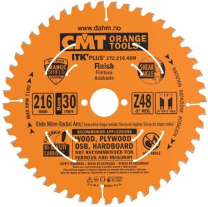 CMT Sagblad 272 HM Ø216x1,8x30 Z=48 -5°  10°ATB, 8°AKS
