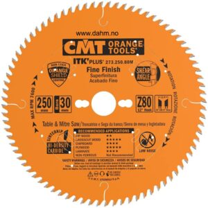 CMT Sagblad 273 HM Ø250x2,4x30 Z=80 10°ATB 8°ß