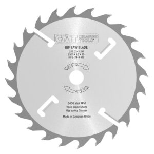 CMT Sagblad Kløv m/renseskj. HM 250x3,2/2,2x30 Z20+4  18°10° ATB