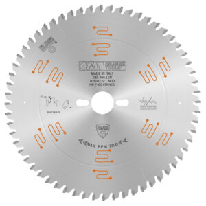CMT Sagblad 285 Chrome HM 260x2,5x30 Z=60  -5°  15°ATB Festool