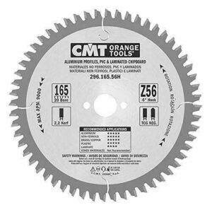 CMT Sagblad 296 Alu  165x2,2x20 Z=56 TCG -6°