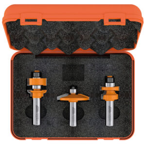 Fresesett HM S=12,7 ramtredør "Lonnie Bird" 3 stk