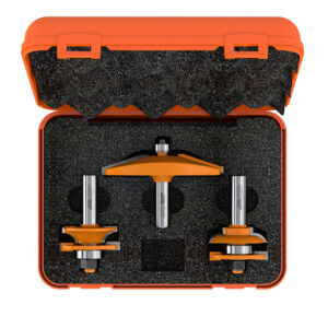 RBSET Fresesett 3 stk for skapdører HM S=12 Profil B