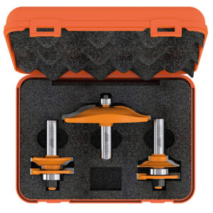 RBSET Fresesett 3 stk for skapdører HM S=12 Profil A