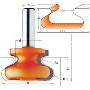 CMT 955 Håndtaksfres HM D=47,6 S=12