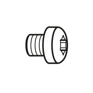 Reservedel Skrue Torx M3,5x3,5