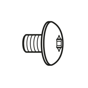 Reservedel Skrue Torx M3,5x5x7,2