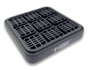 Virutex dobbelvirkende vakumfastspenning sugeflate SVN 250 DUO 150x150x25 mm for trykkluft