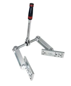 Bjelkestrammer med plater for skrufeste