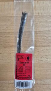 Taifun Zarsa 81 nr.0 Sagblad for kontursag  Rundtann/Spiral 0,85x130 mm Z20 Flat end 12 stk