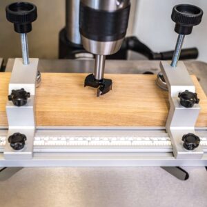 Fastspenningssett for søyleboremaskin