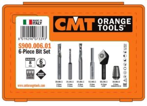 CMT Fresesett CNC 6-deler